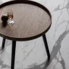 MESA Table d'appoint ronde en bois ø45cm