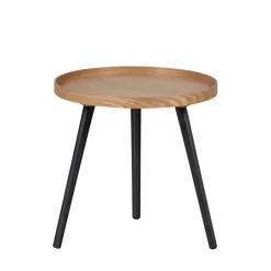 MESA Table d'appoint ronde en bois ø45cm