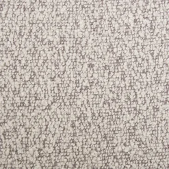 MIRA Lot de 2 chaises en tissu bouclette et métal