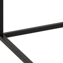 MIXO Table basse en effet marbre et métal 110x55cm