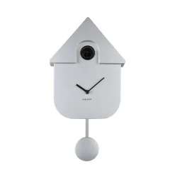 MODERN CUCKOO Horloge à pendule finition métallisée