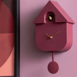 MODERN CUCKOO ORO Horloge murale en métal avec coucou