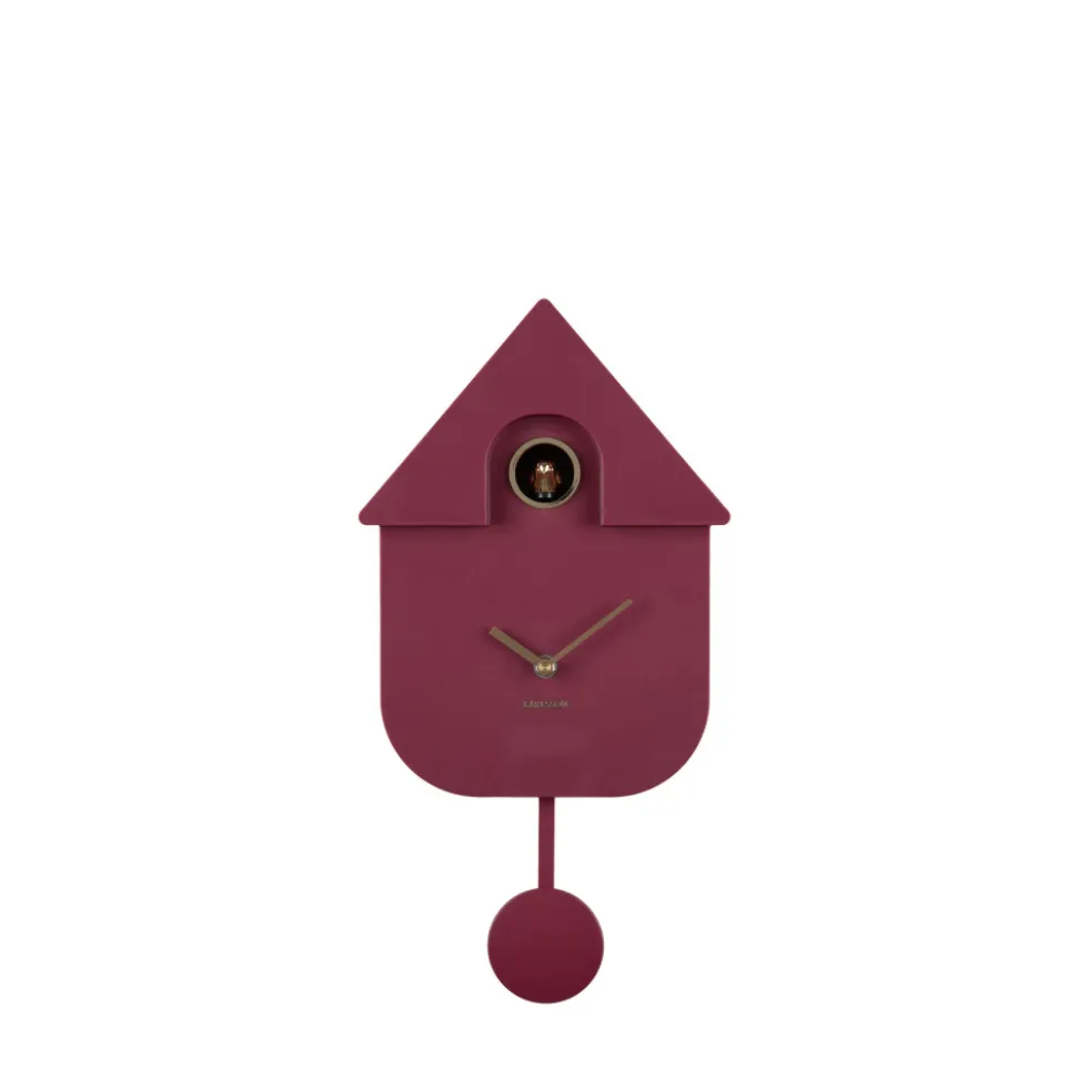 MODERN CUCKOO ORO Horloge murale en métal avec coucou