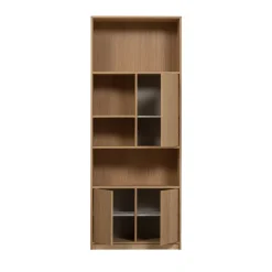 MODULAIR Bibliothèque 3 portes en bois H199cm