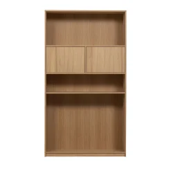 MODULAIR Bibliothèque 2 portes en bois H199cm