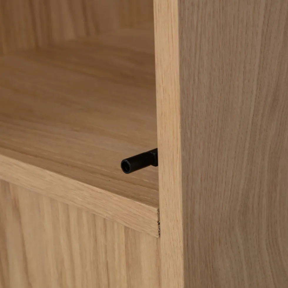 MODULAIR Colonne de rangement 2 portes en bois H199cm