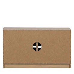 MODULAIR Meuble TV 2 portes en bois L77cm