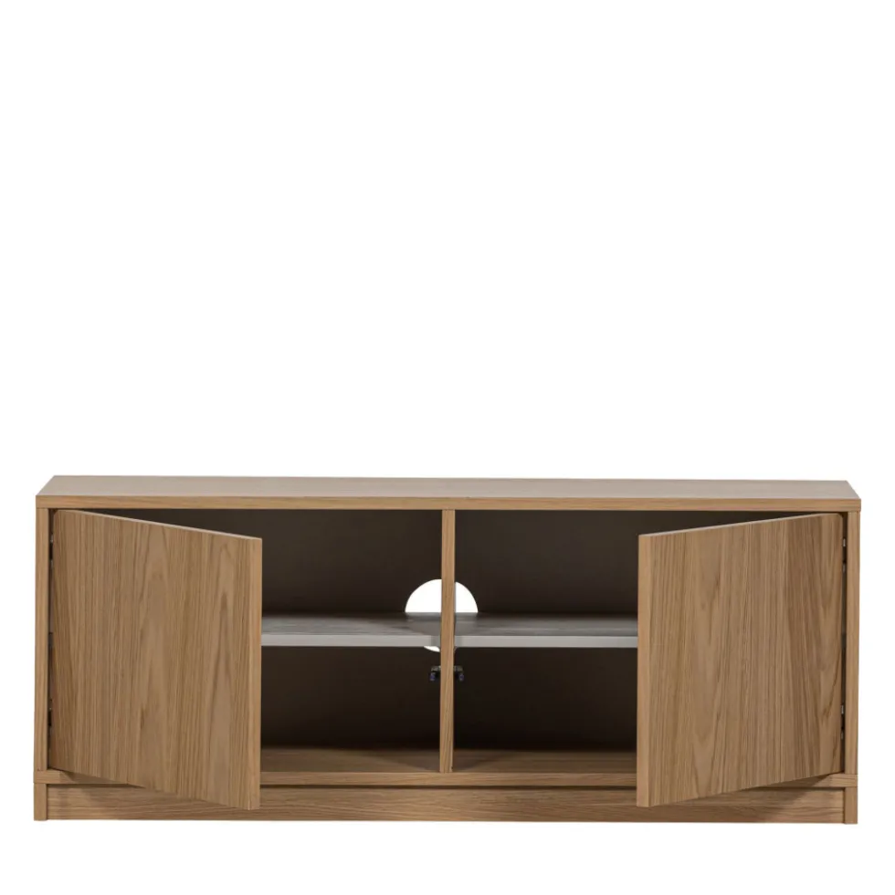 MODULAIR Meuble TV 2 portes en bois L110cm