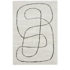 MONA Tapis contemporain à motif organique