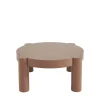 MOPI Table basse ronde en bois laqué ø85cm