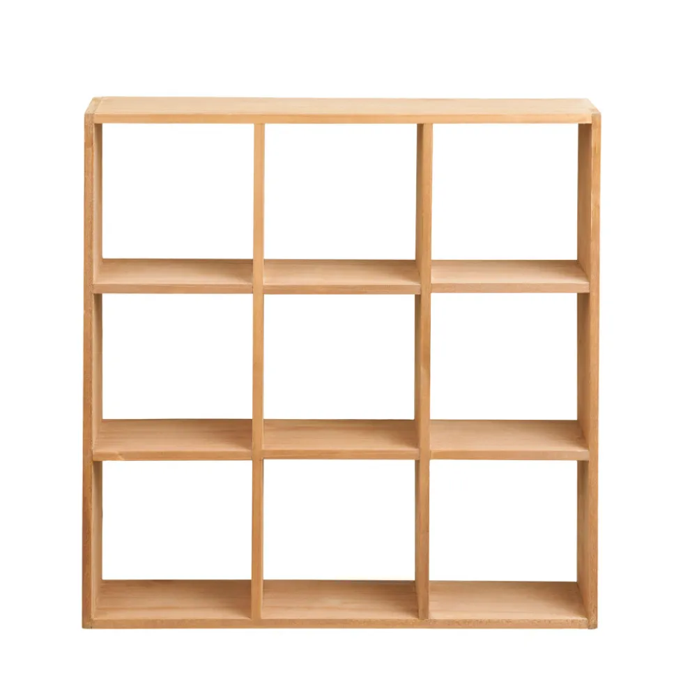 MOSS Étagère murale carrée en bois 46x46cm