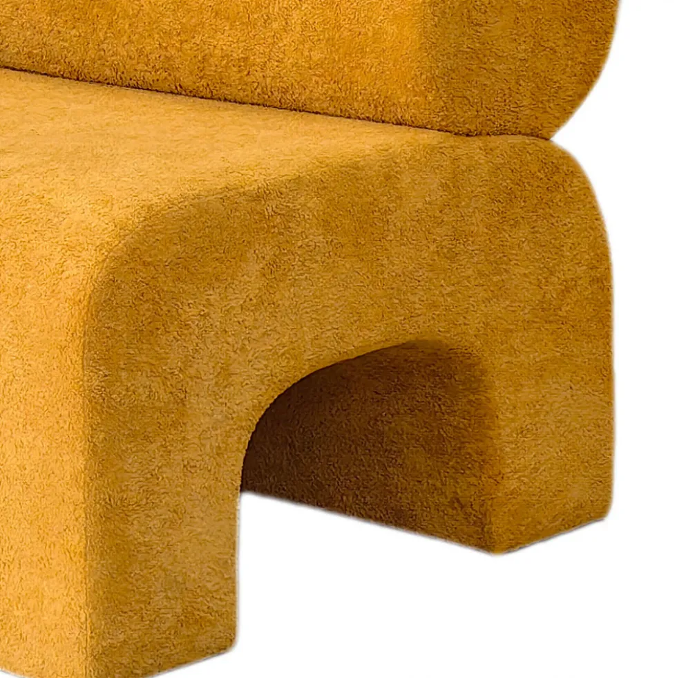 MOUR Fauteuil en tissu doux