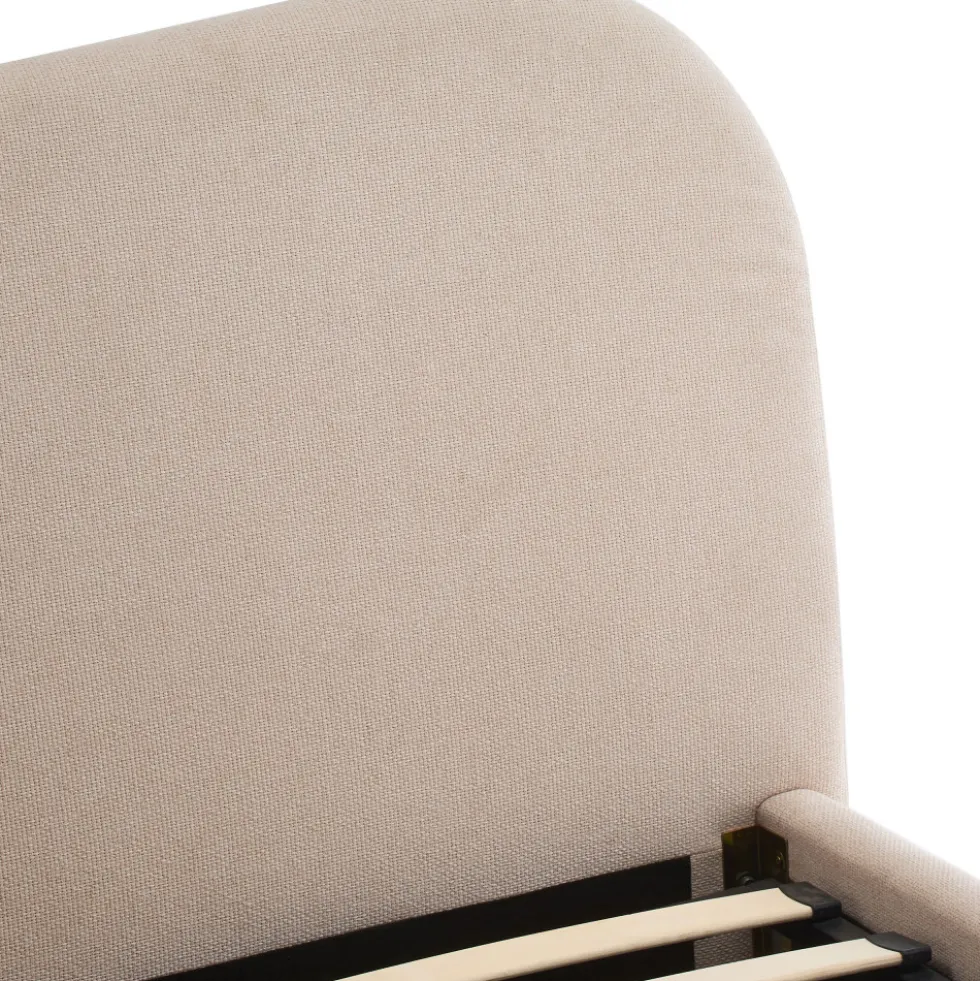 NAPO Lit coffre en tissu 140x190cm