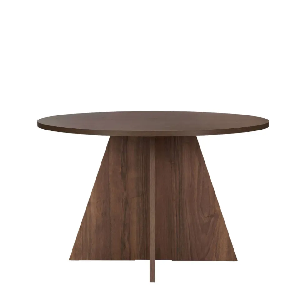 NARO Table à manger 4 personnes ronde en bois
