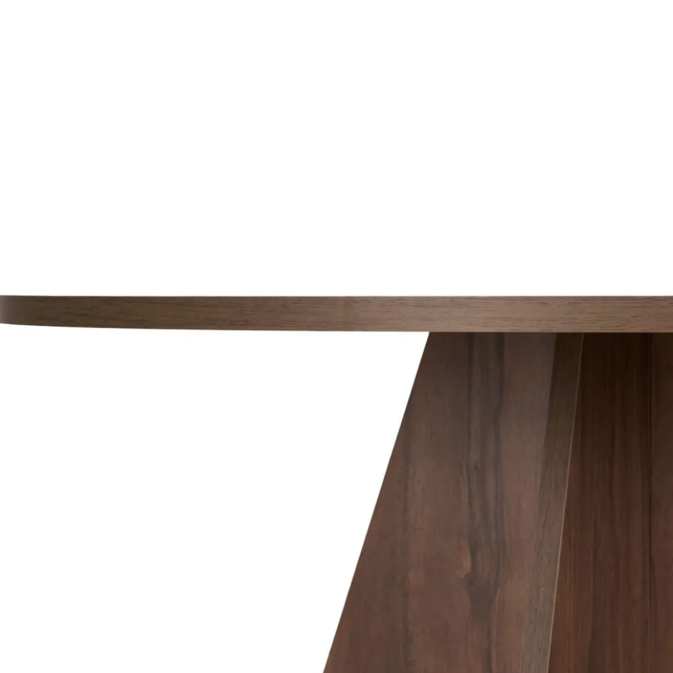 NARO Table à manger 4 personnes ronde en bois
