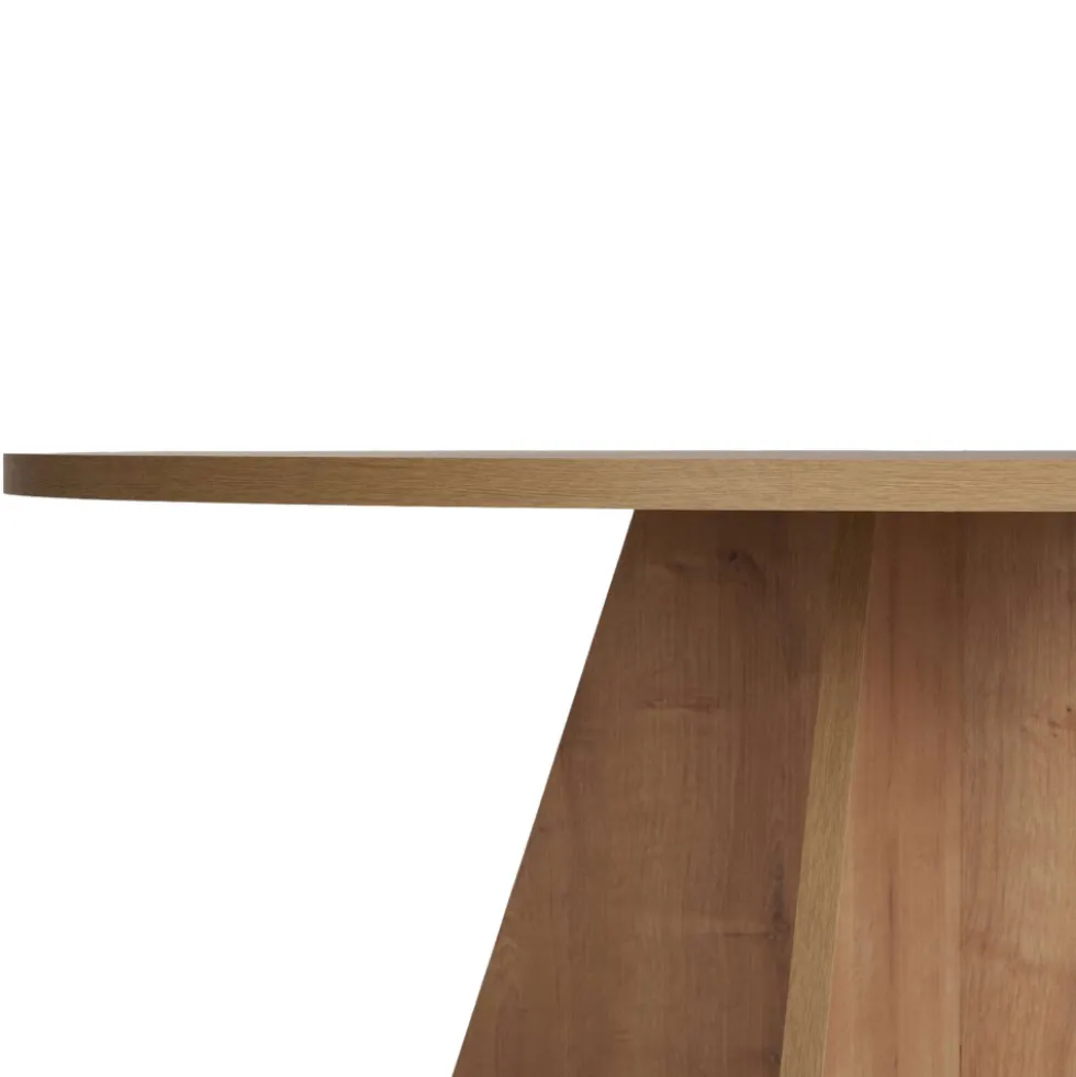 NARO Table à manger 4 personnes ronde en bois