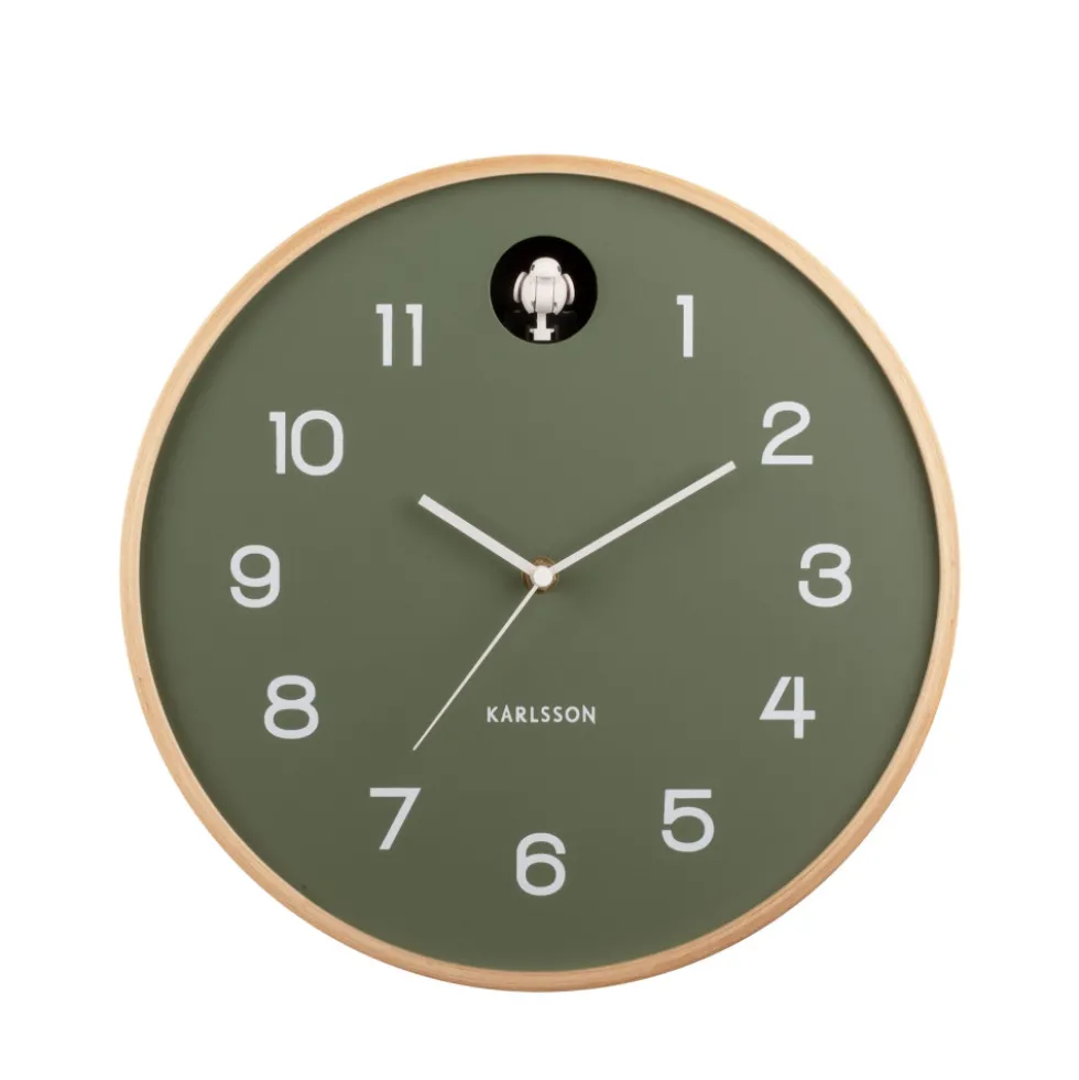 NATURAL CUCKOO Horloge murale ronde ø31,5cm