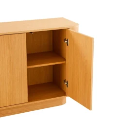 NAVAN Buffet 4 portes en bois L180cm