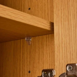 NAVAN Meuble tv 3 portes en bois L160cm