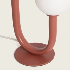 NEA Lampe à poser en métal et verre