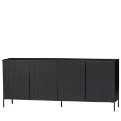 NEW GRAVURE Buffet 4 portes en bois L200cm