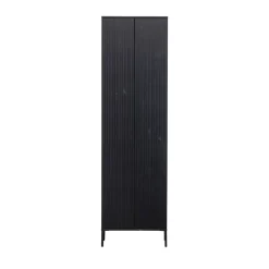 NEW GRAVURE Colonne de rangement en bois 2 portes 1 tiroir H210cm
