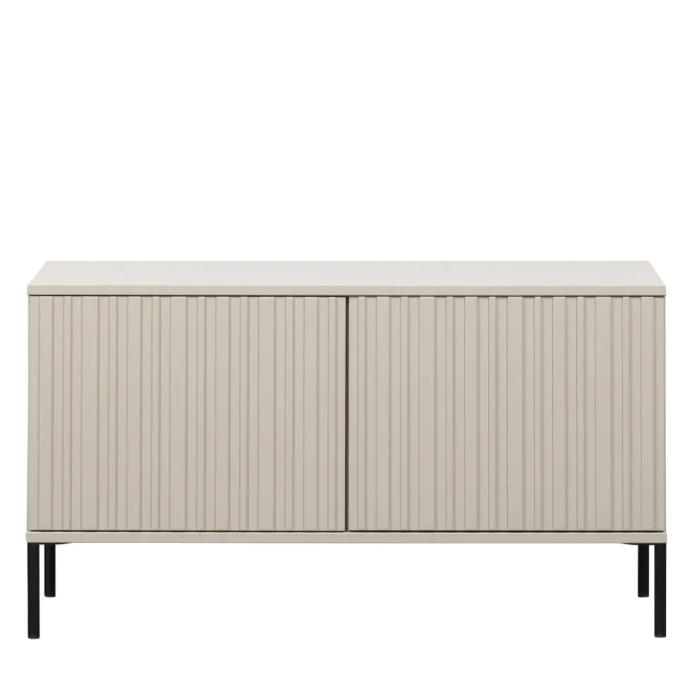 NEW GRAVURE Meuble TV 2 portes en bois L100cm