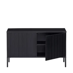 NEW GRAVURE Meuble TV 2 portes en bois L100cm