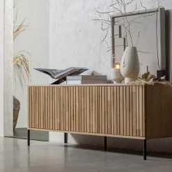 NEW GRAVURE Meuble TV en bois L150cm