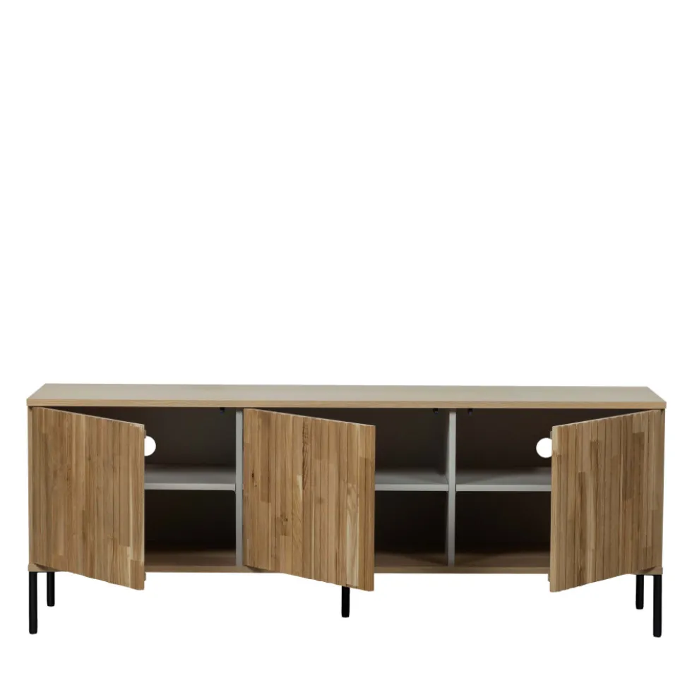 NEW GRAVURE Meuble TV en bois L150cm
