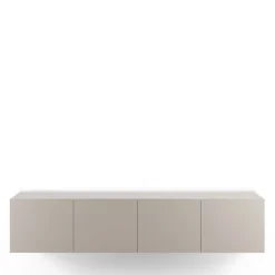 NEXA Meuble TV suspendu 4 portes en bois L180cm