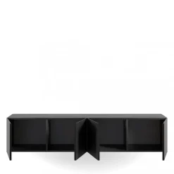 NEXA Meuble TV suspendu 4 portes en bois L180cm