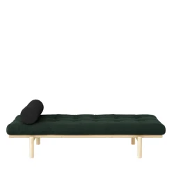 NEXT DAYBED Méridienne en bois naturel et tissu