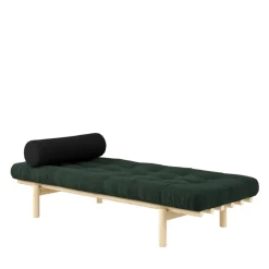 NEXT DAYBED Méridienne en bois naturel et tissu