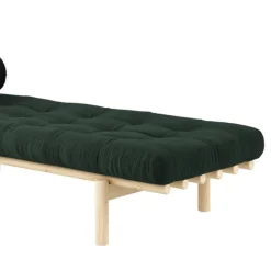 NEXT DAYBED Méridienne en bois naturel et tissu