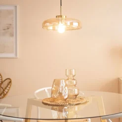 NEYO Suspension ronde en verre ø34cm