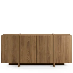 NICOLE Buffet 4 portes en bois L180cm