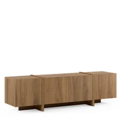 NICOLE Meuble TV 4 portes en bois 180cm