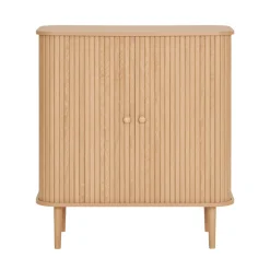 NIKKO Buffet 2 portes coulissantes en bois H87cm