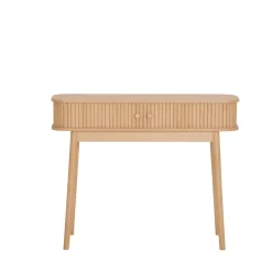 NIKKO Console 2 portes coulissantes en bois L100cm