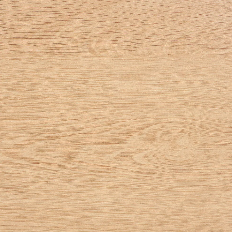NIKKO Table de chevet 2 portes coulissantes en bois