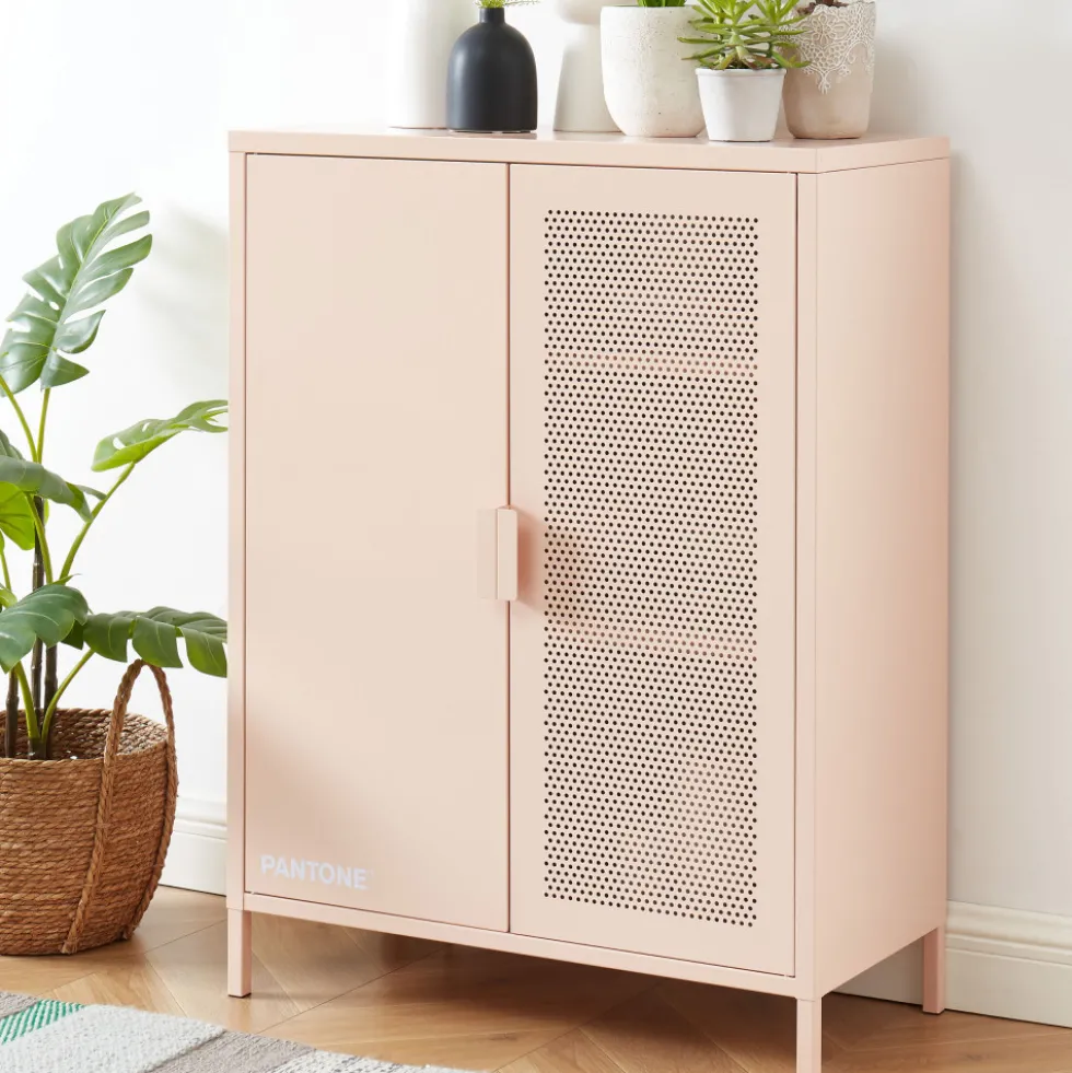 NINO Buffet haut 2 portes en métal PANTONE H100cm