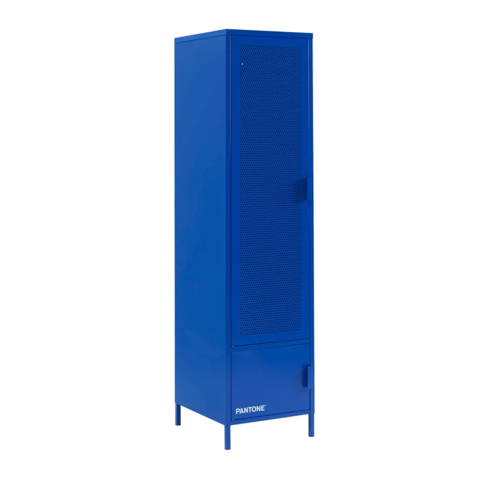 NINO Colonne de rangement 2 portes en métal PANTONE H180cm