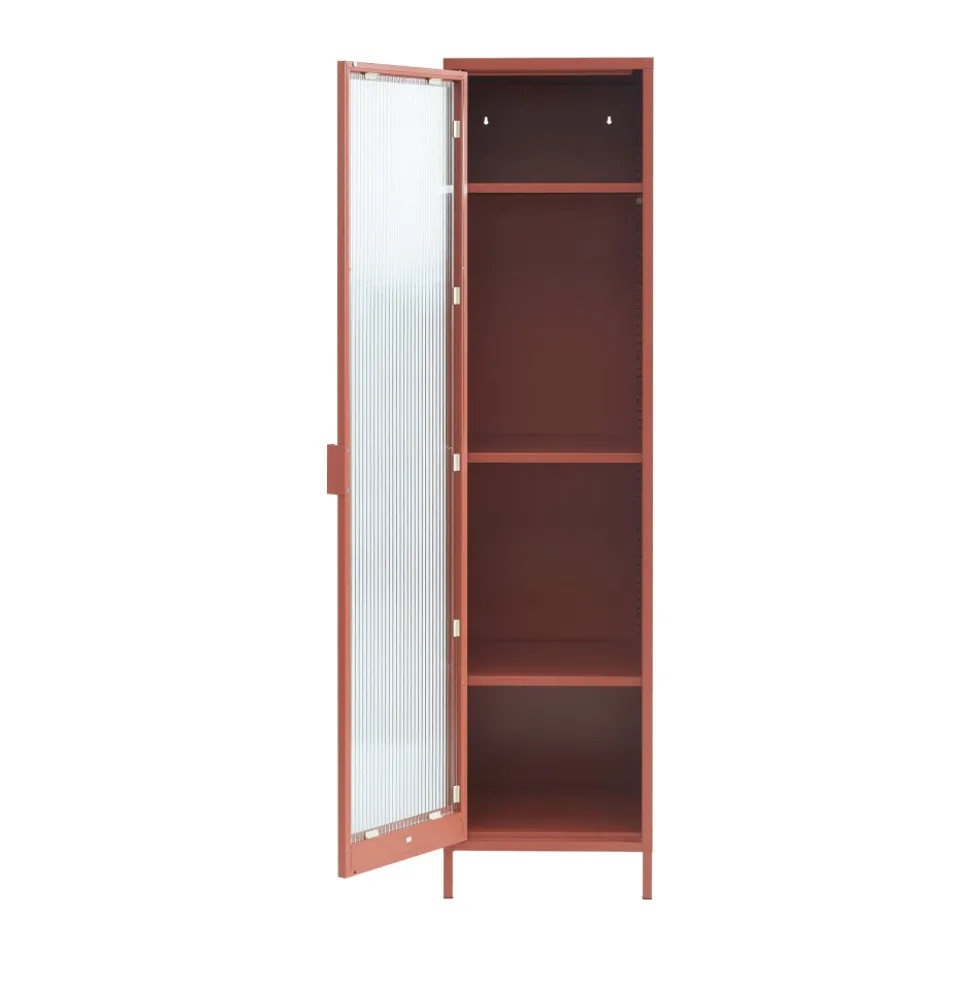 NINO Colonne de rangement 1 porte en métal PANTONE H180cm