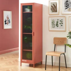 NINO Colonne de rangement 1 porte en métal PANTONE H180cm