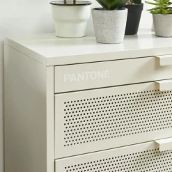 NINO Commode 4 tiroirs en métal PANTONE L80cm