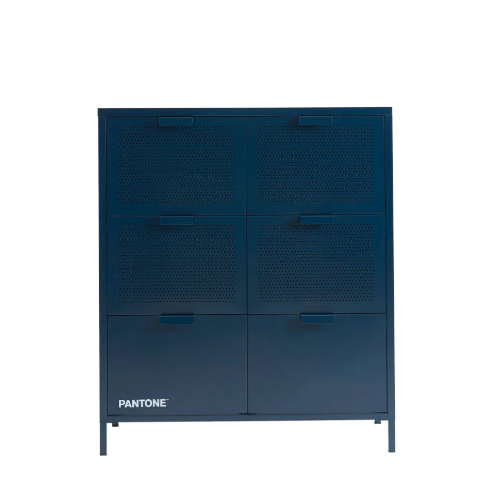 NINO Commode 6 tiroirs en métal PANTONE L90cm