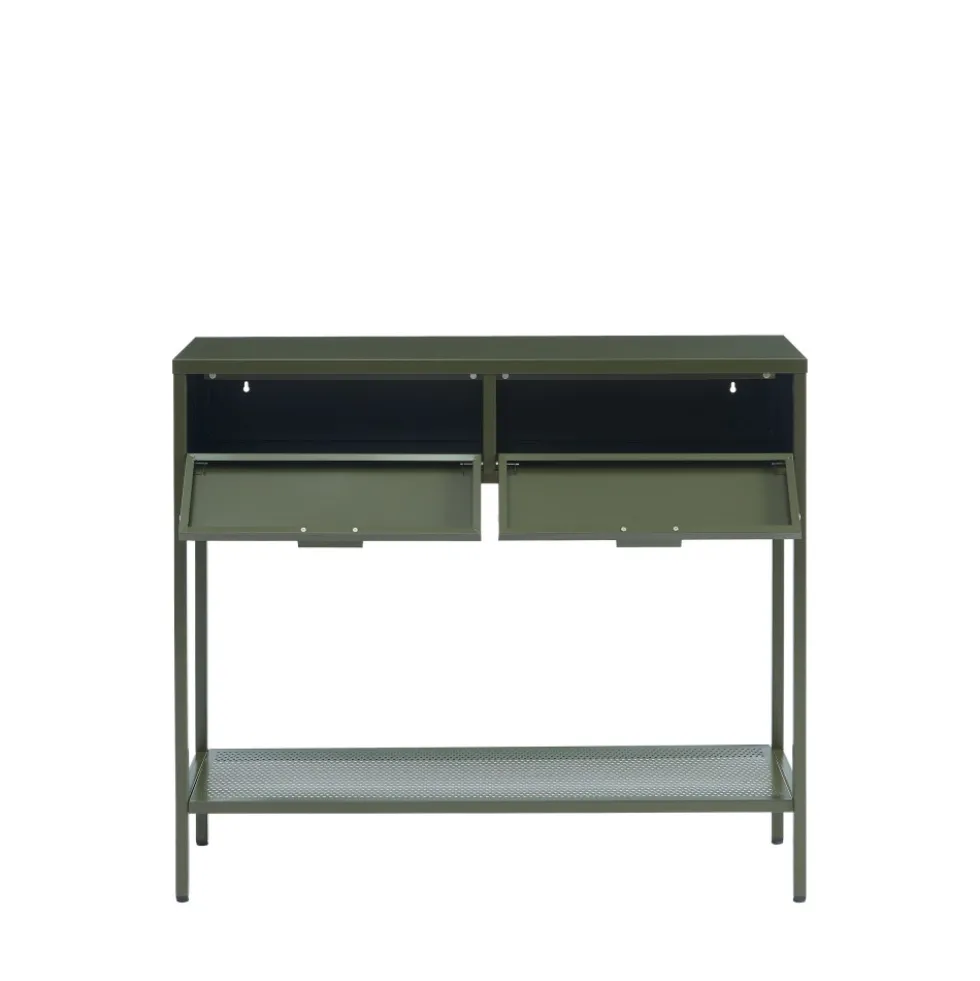 NINO Console 2 tiroirs en métal PANTONE L100cm