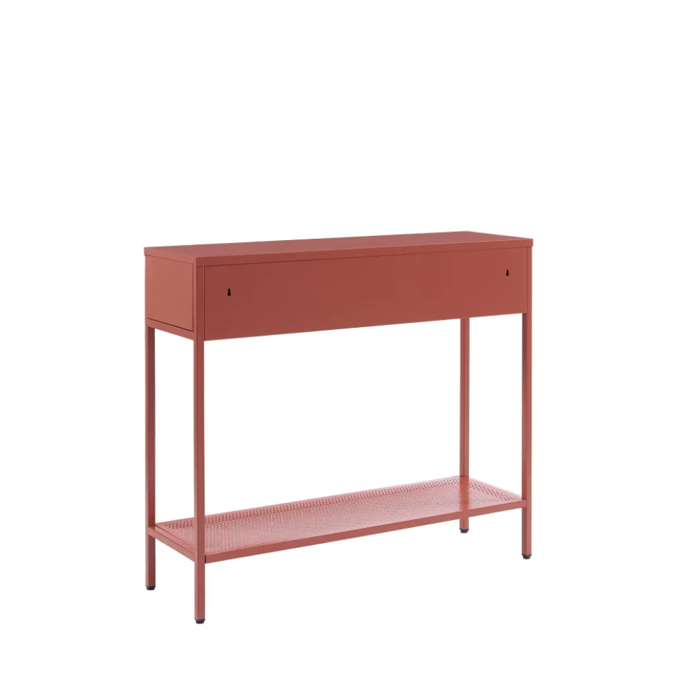 NINO Console 2 tiroirs en métal PANTONE L100cm