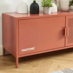 NINO Meuble TV 2 portes en métal PANTONE L120cm